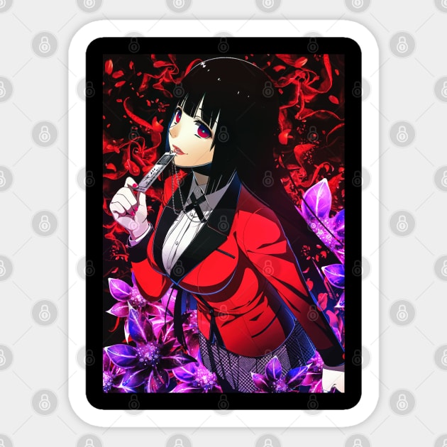 Yumeko Jabami Sticker by syanart